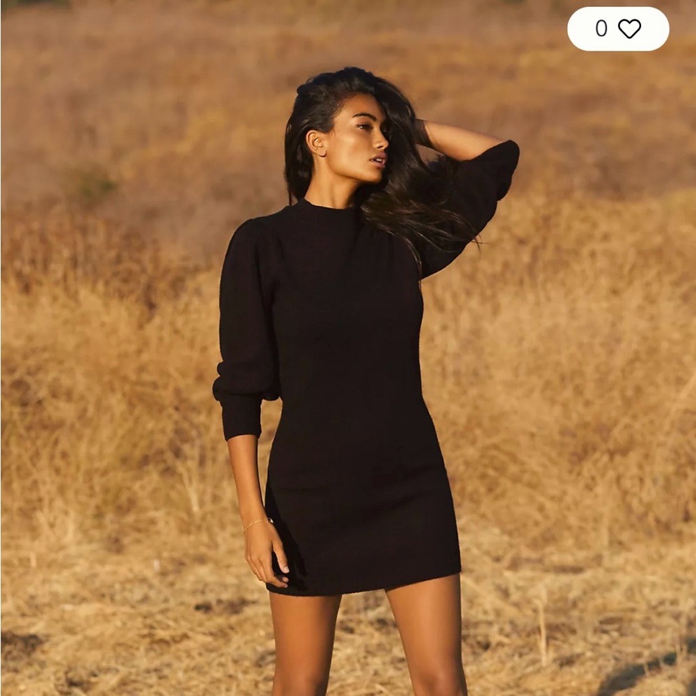 Carolyn Mini sweater dress by Anthropologie